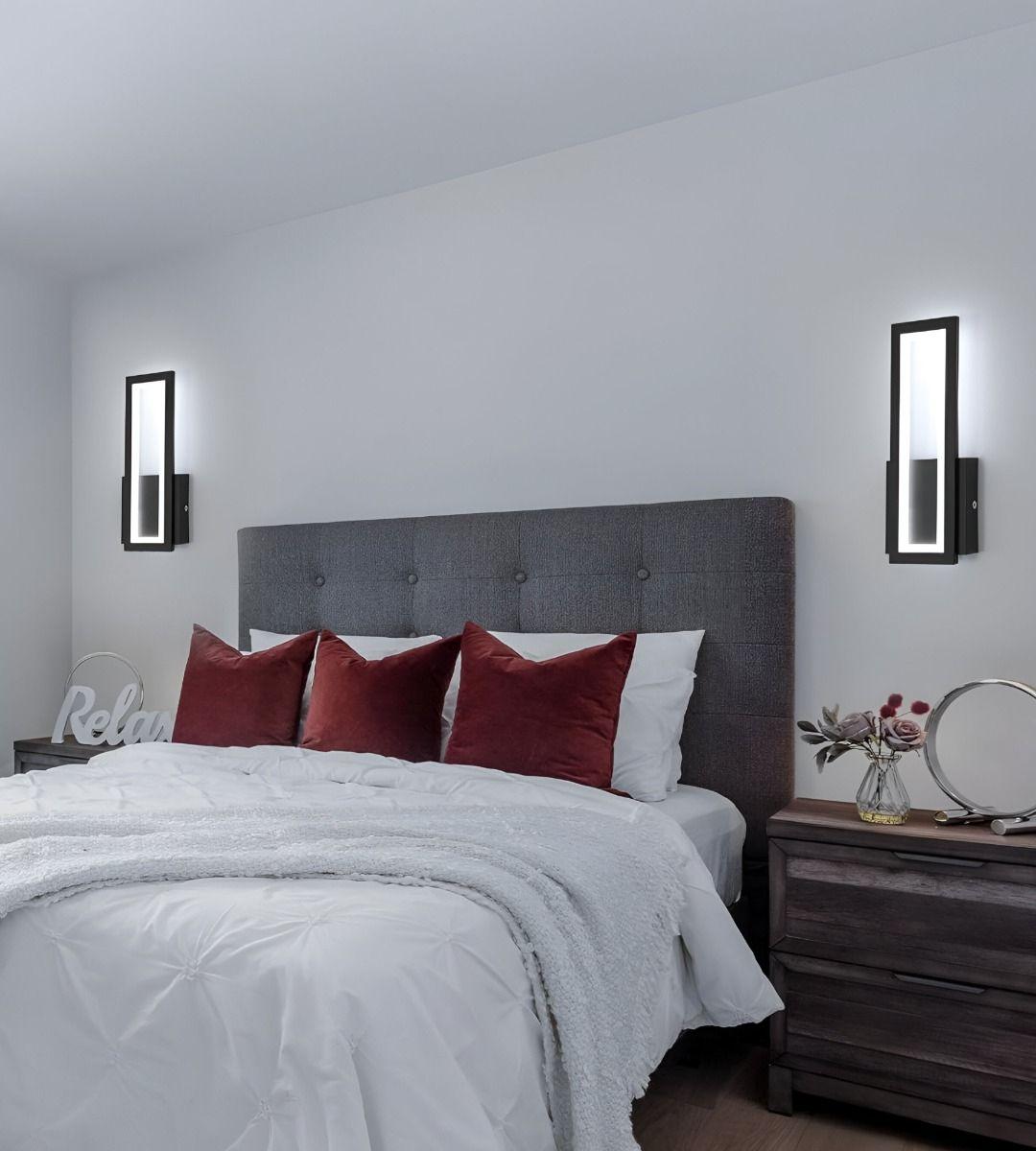 Aplique Lámpara Pared Moderna Rectangular Decoración Jhn-5