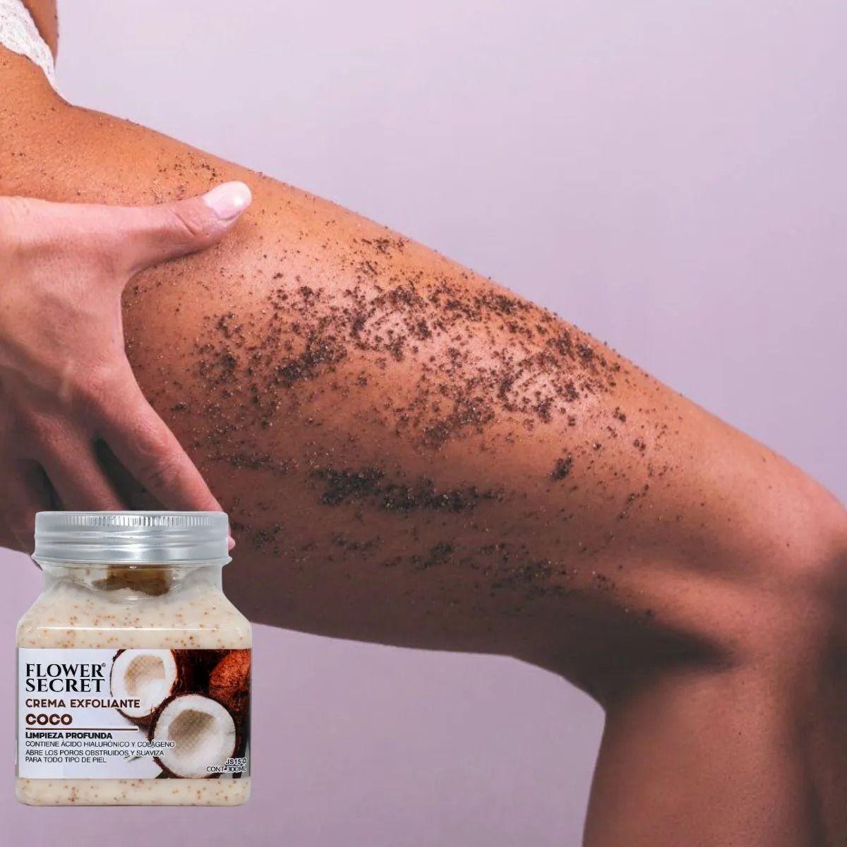 Set 3 Cremas Exfoliantes Corporal de Carbon Detox Coco Lau-7