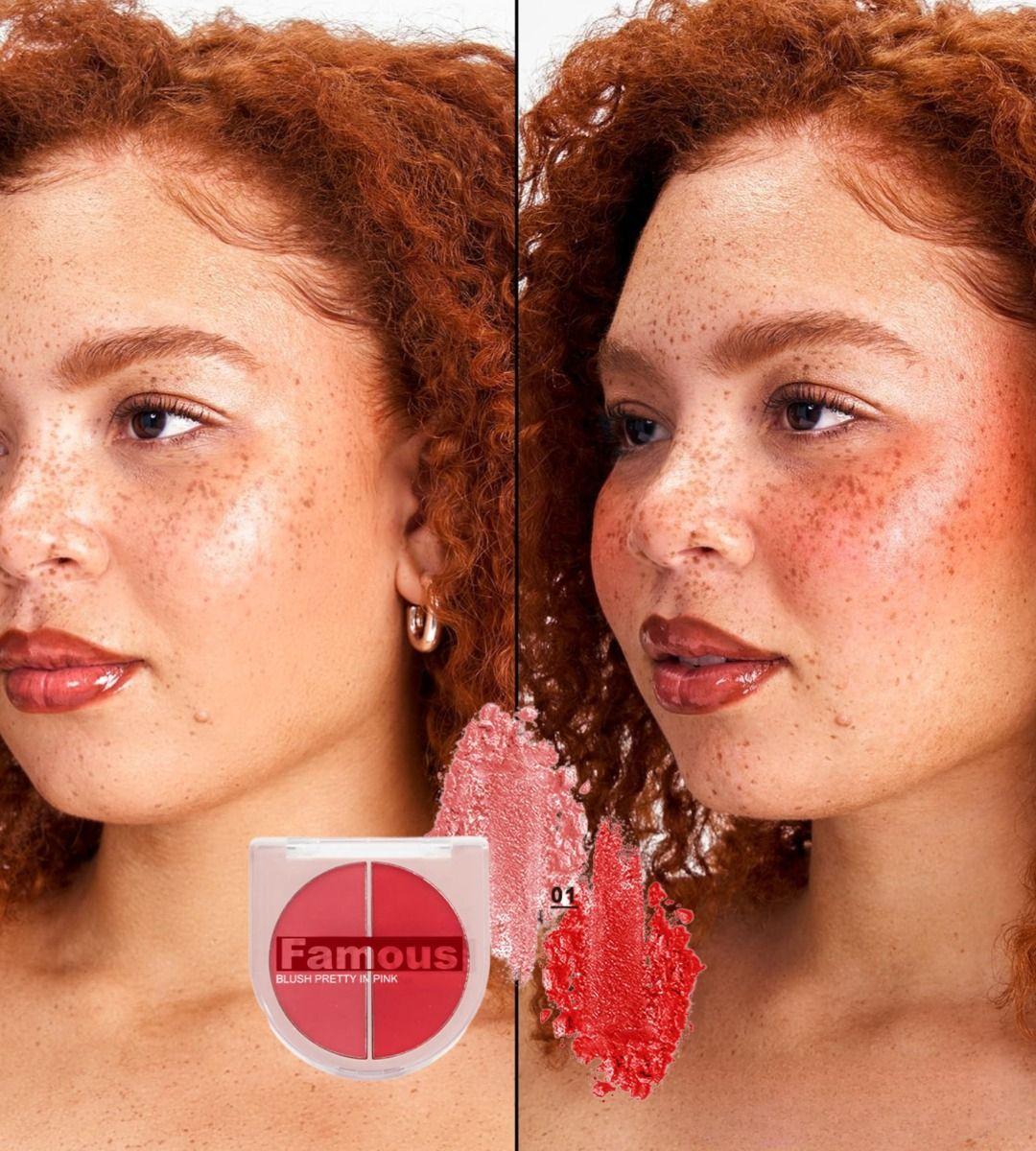 Set 3 Rubor Polvo 2 Tonos Luminosidad Rostro Jhn-5