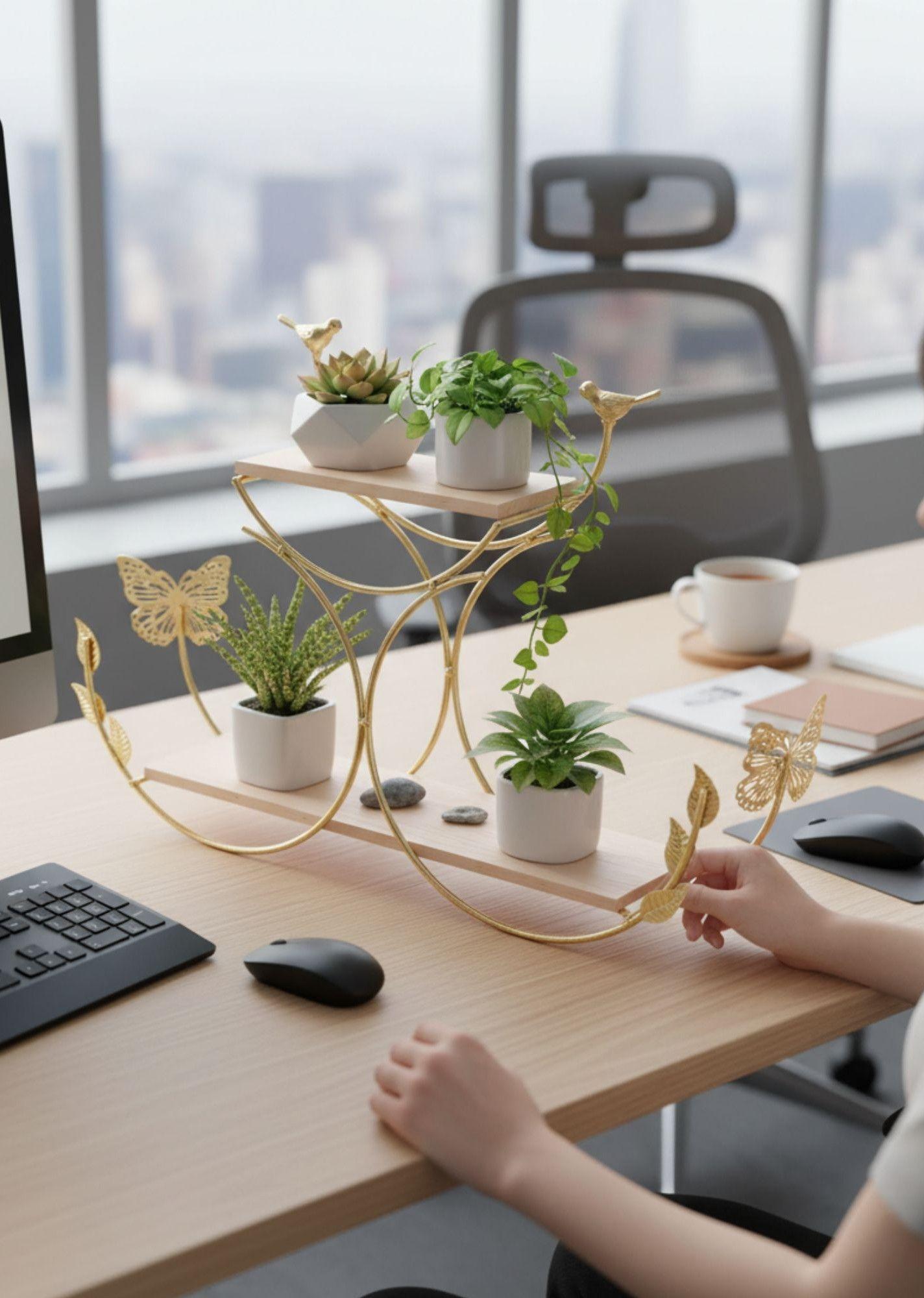 Porta Macetas Multifuncional Soporte Decorativo Adorno Jhn-3