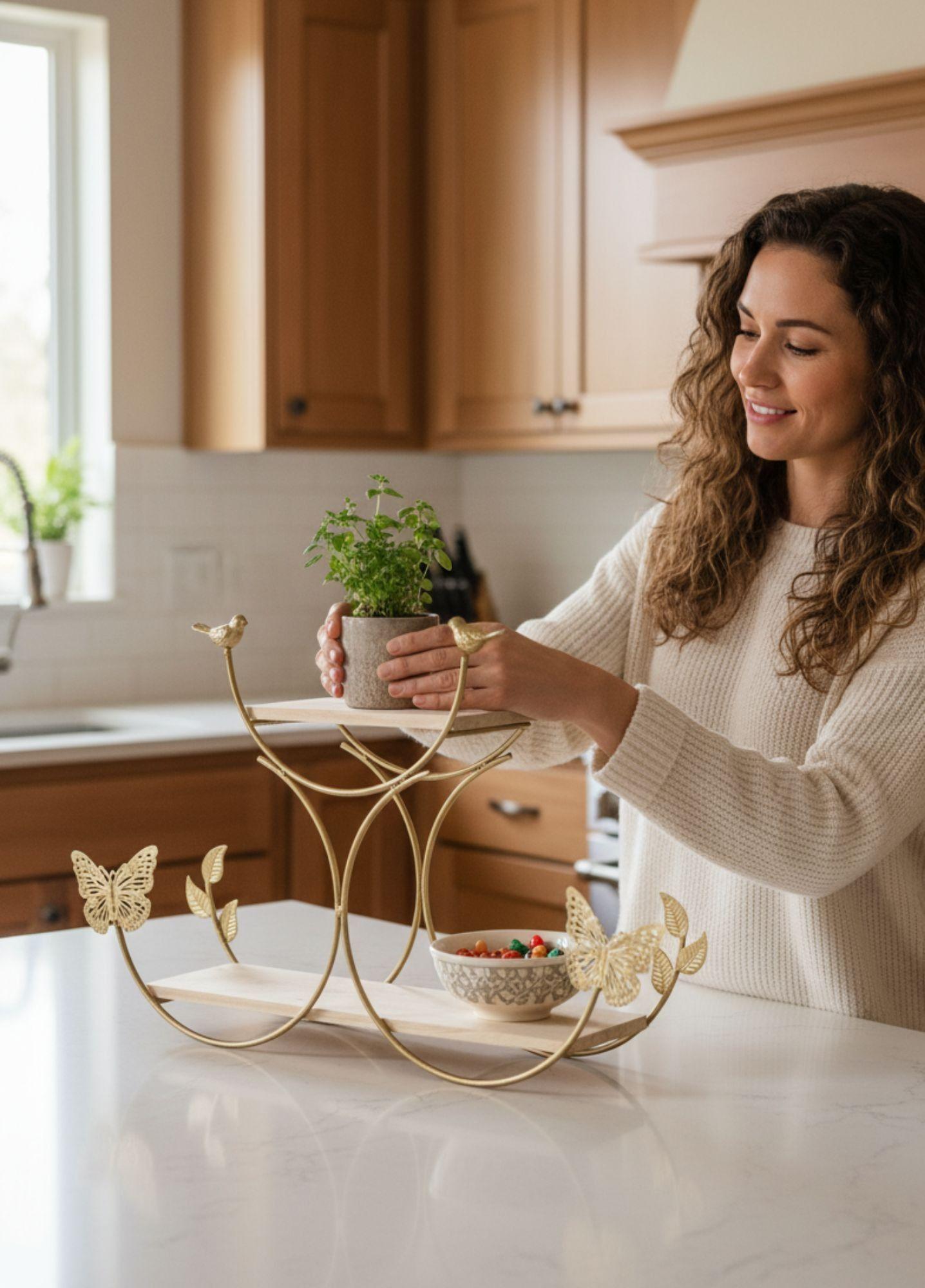 Porta Macetas Multifuncional Soporte Decorativo Adorno Jhn-6