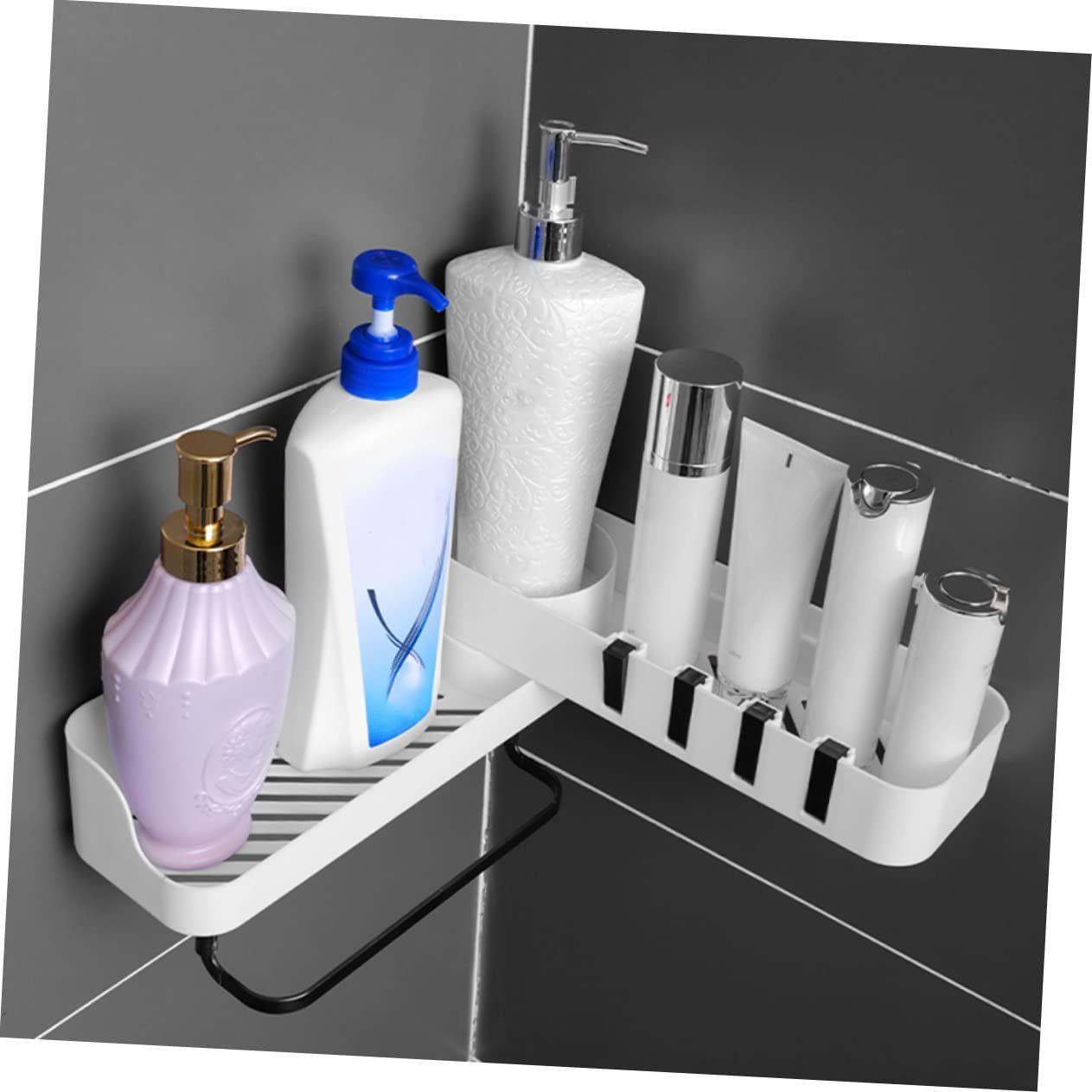 Estante Esquinero Baño Ducha Ganchos Rotación 180 Rondon-6