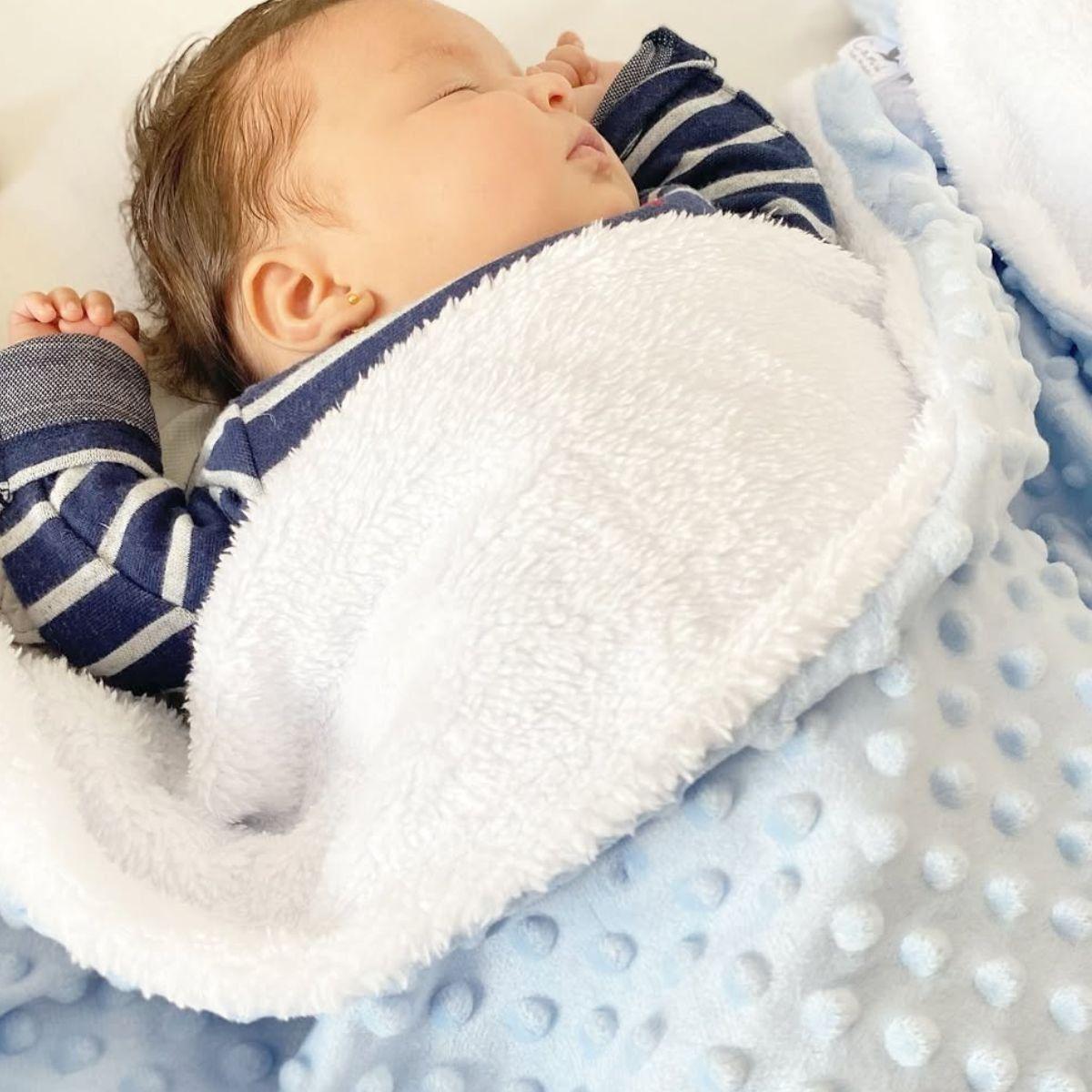 MANTA DE APEGO INFANTIL ACOGEDORA CALIDA SUAVE BEBE LAU-2