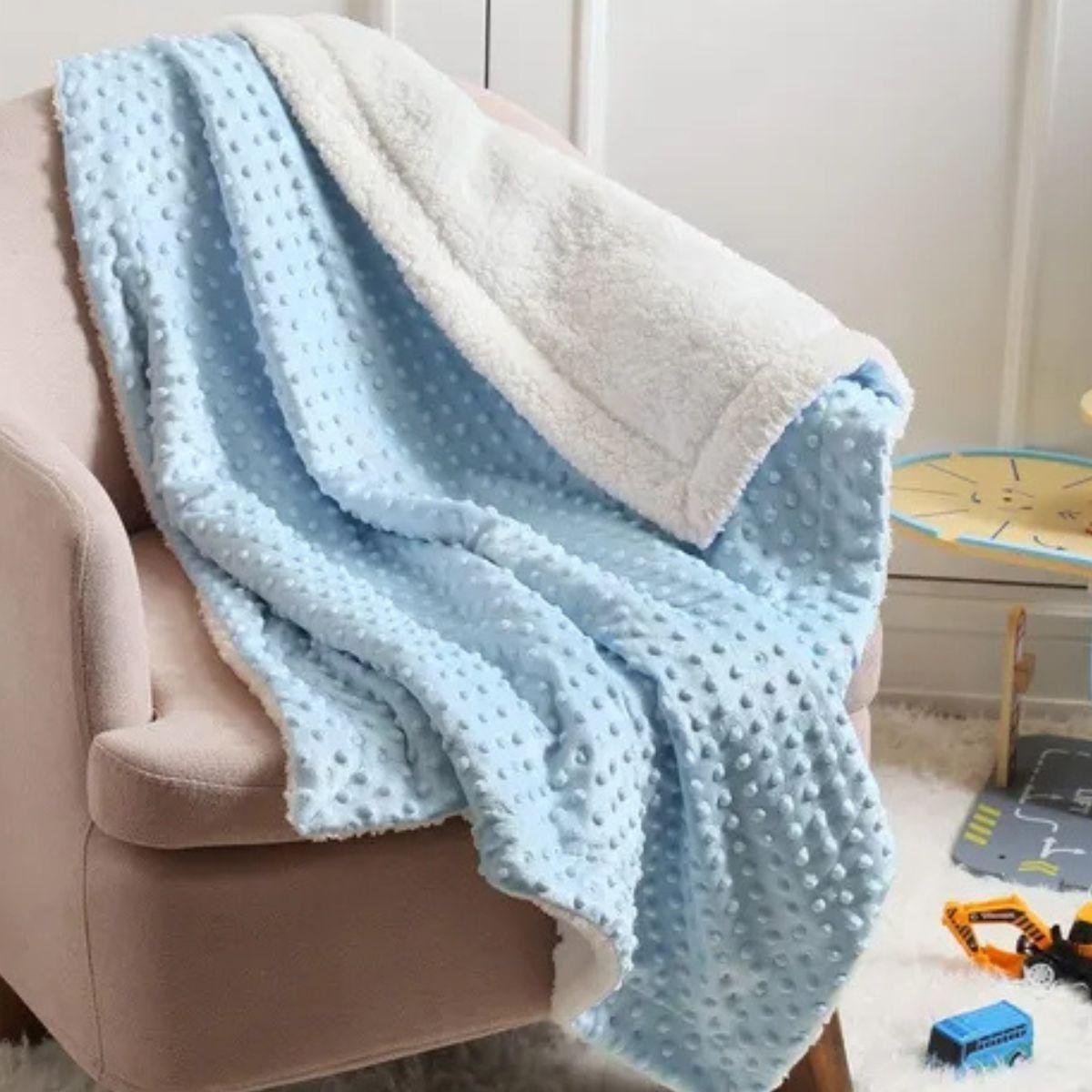 MANTA DE APEGO INFANTIL ACOGEDORA CALIDA SUAVE BEBE LAU-8