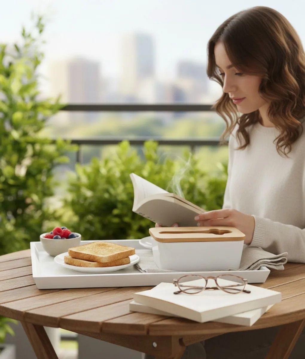 Mantequillera Contenedor Tapa Diseño Moderno Cocina Jhn-4