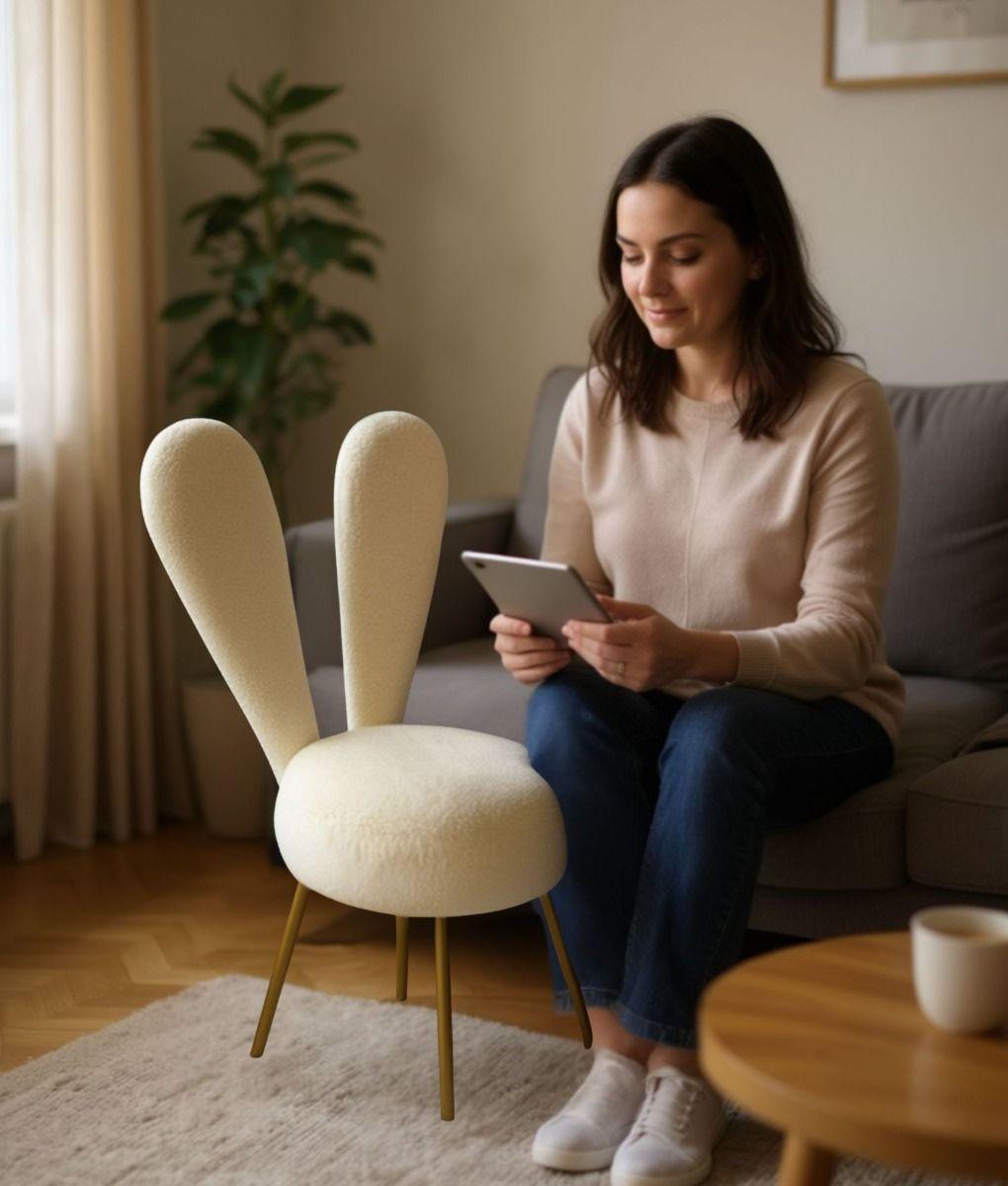 Silla Oreja Conejo Funcional Diseño Lúdico Estética Jhn-2