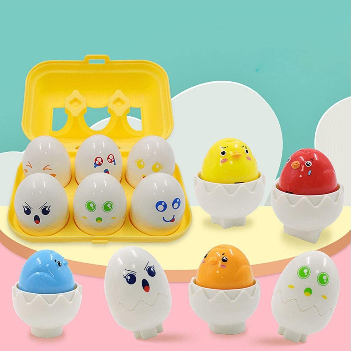 JUGUETE JUEGO DIDACTICO HUEVO SORPRESA NIÑOS BEBES LAU-3