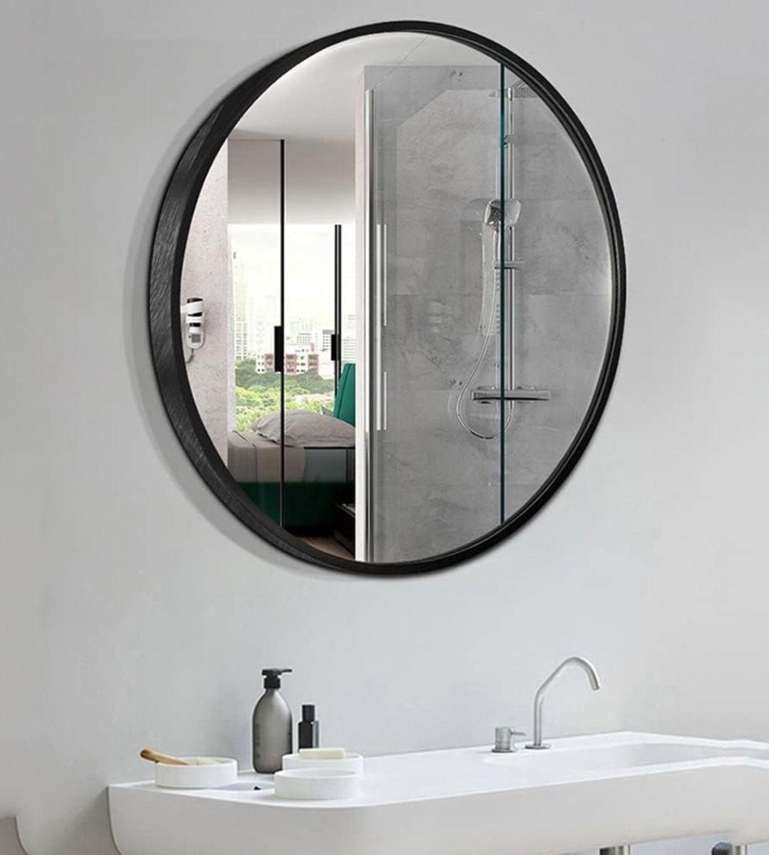 Espejo Redondo Pared Decorativo Moderno Entrada Baño Jhn-8