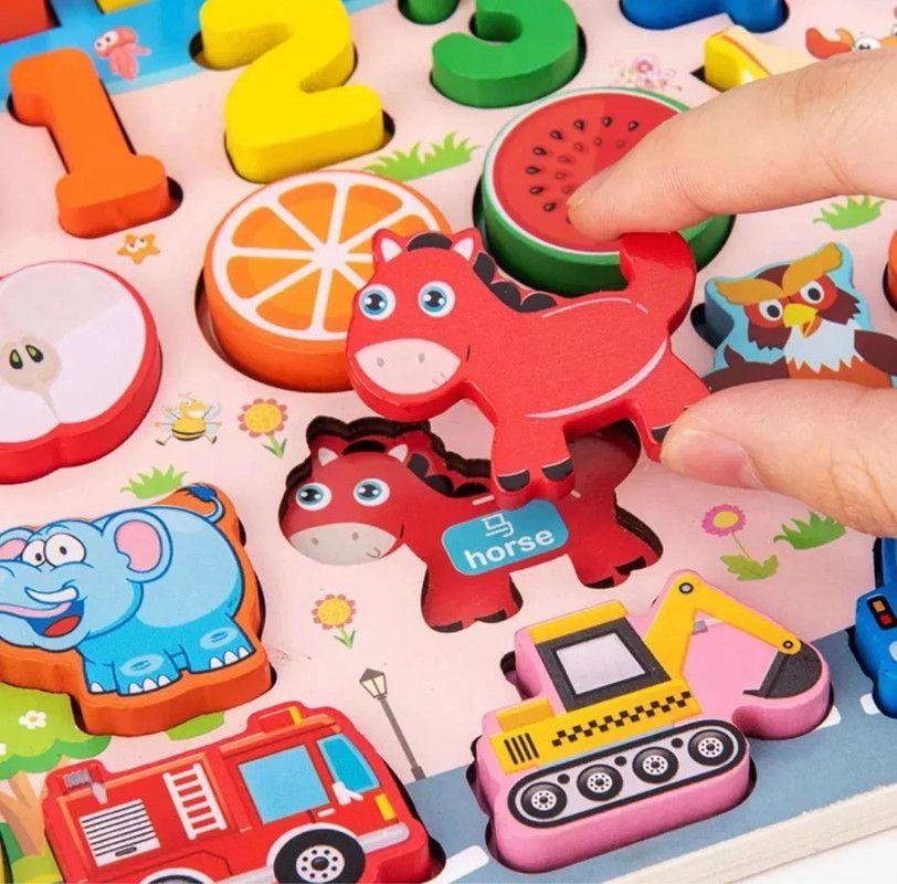 Juego Rompecabezas Niños Educativo Aprendizaje Diversion Jer-5