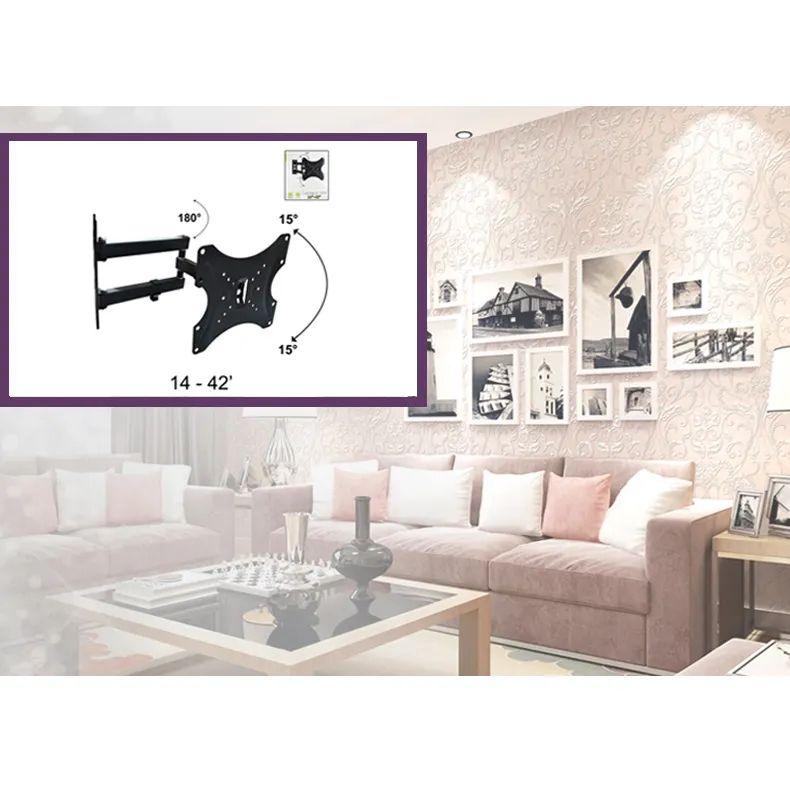 Soporte Tv Base Pared Giratoria Brazo Reclinable Rondon-5