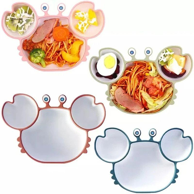 Plato Alimentar Bebe Cangrejo Comida Antideslizante Rondon-8