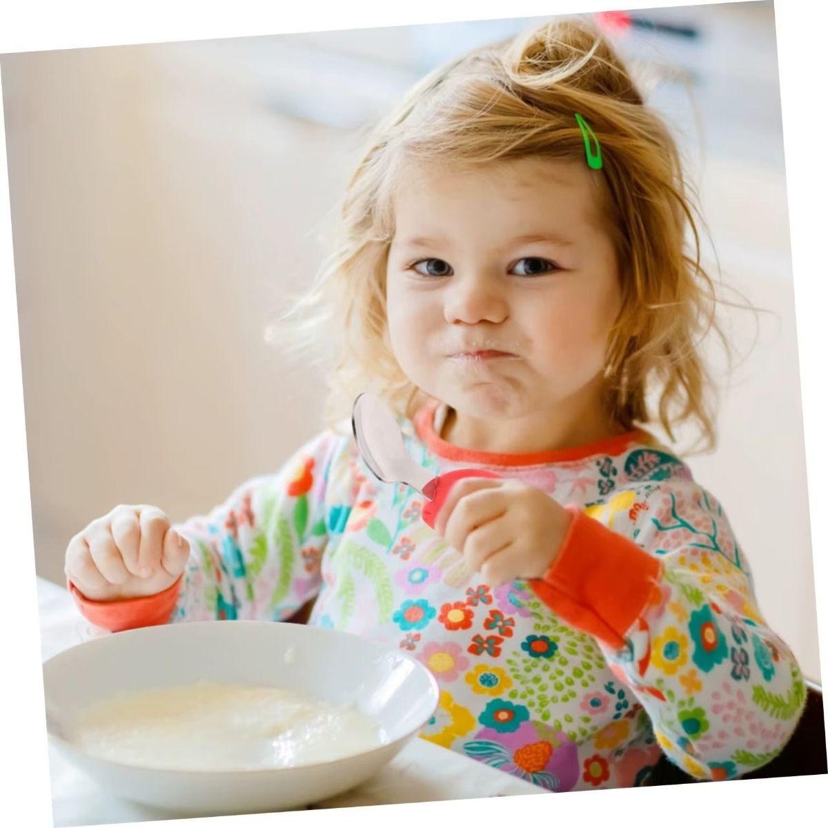 Set 3 Cubierto + Cuchara Entrenamiento Comida Bebes Lau-6