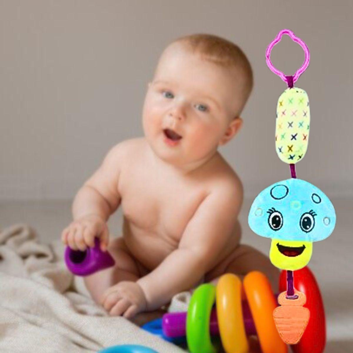 Set 2 Sonajero Móvil Musical Cuna Carrito Estimular Bebe Lau-6