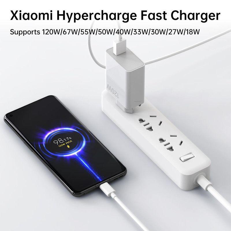 Cargador Completo 120W USB-A Blanco Carga Rapida Lau-6
