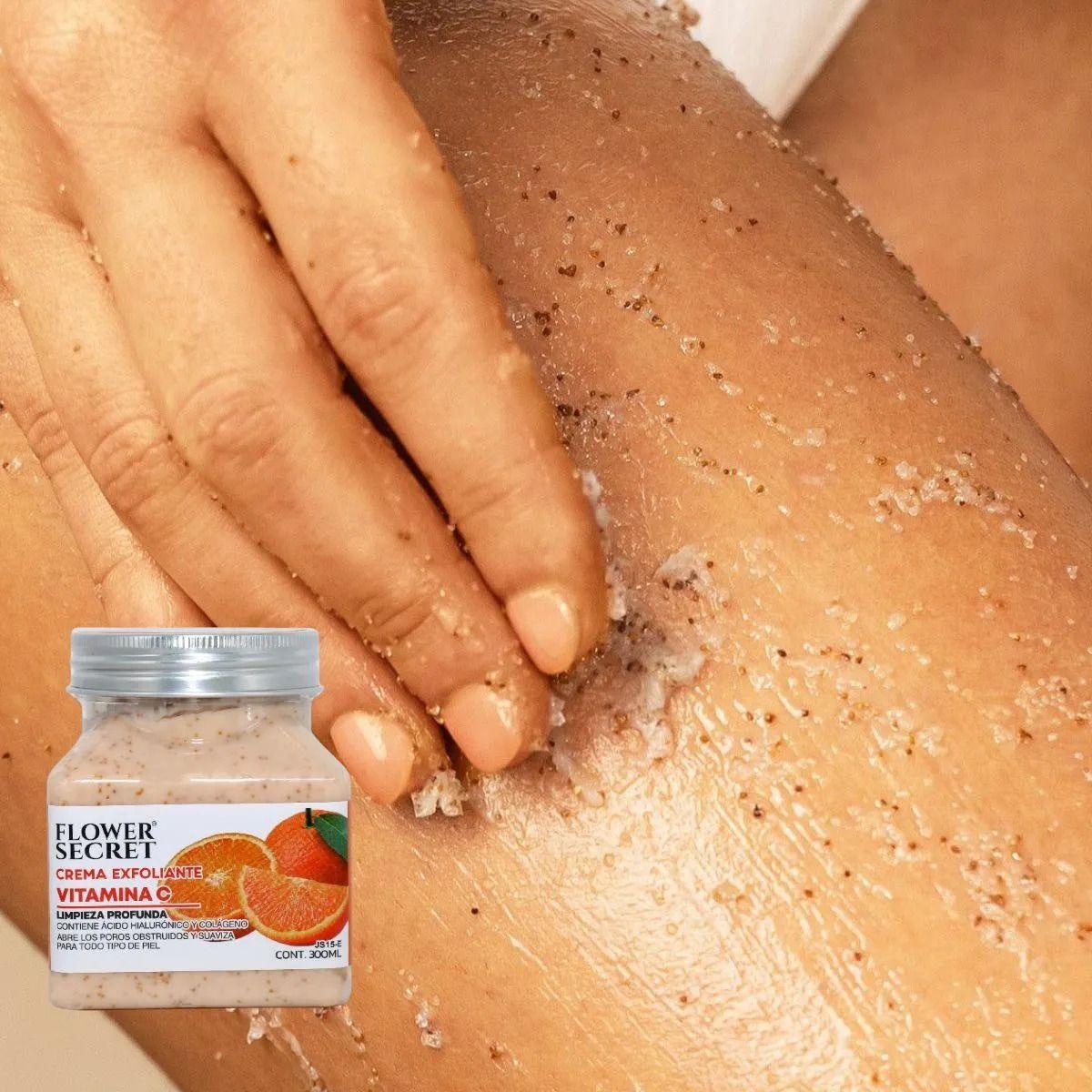 Set 3 Cremas Exfoliantes Corporal Vitamina C Fresas Lau-4