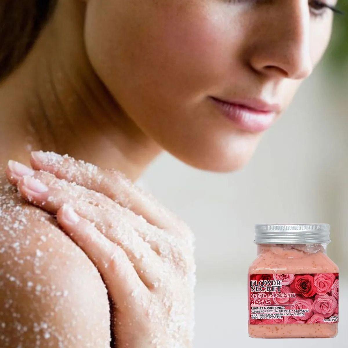 Set 3 Cremas Exfoliantes Corporal Vitamina C Fresas Lau-7