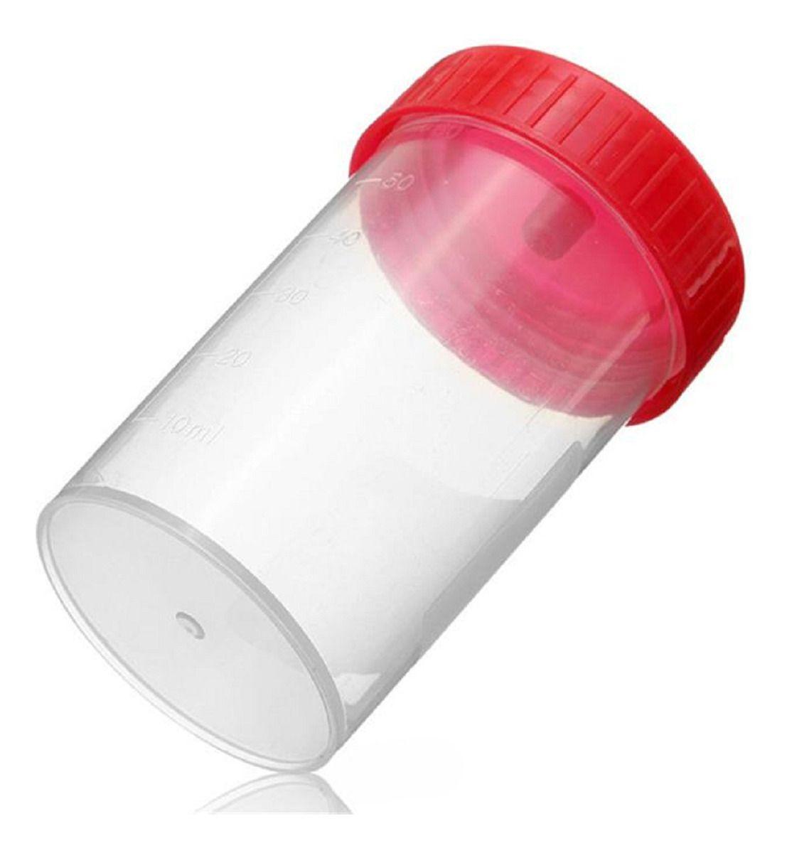 Set 25 Colector Orina 120ml Plastico Esteril Laboratorio Lau-0