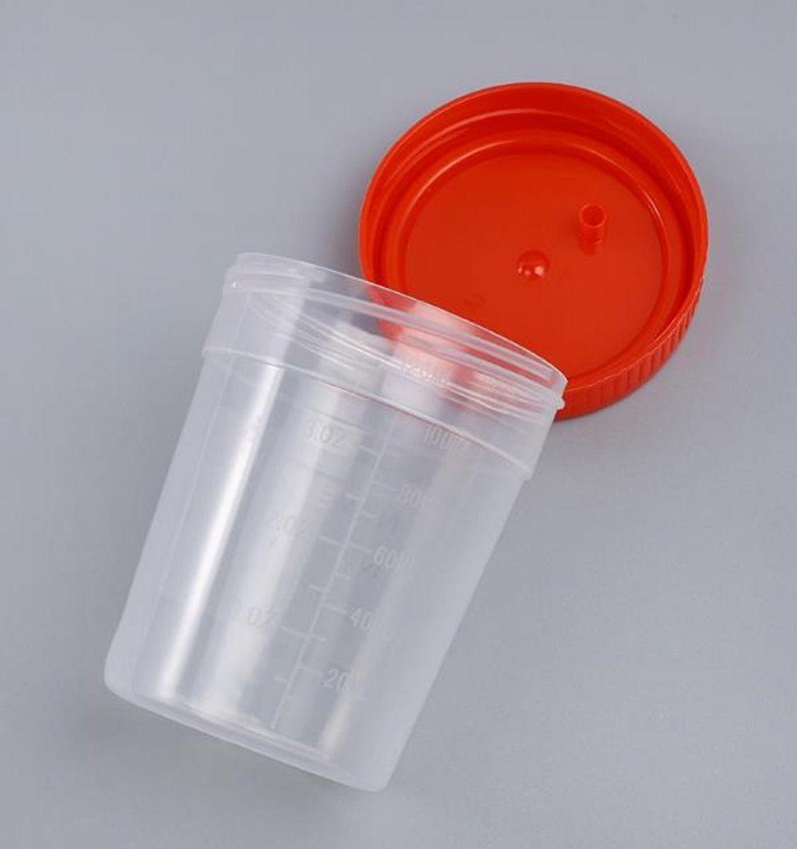 Set 25 Colector Orina 120ml Plastico Esteril Laboratorio Lau-1