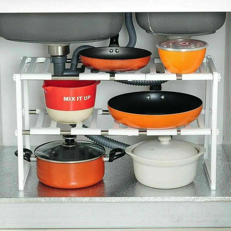 Organizador Almacenamiento Cocina Estante Extensible Rondon-4