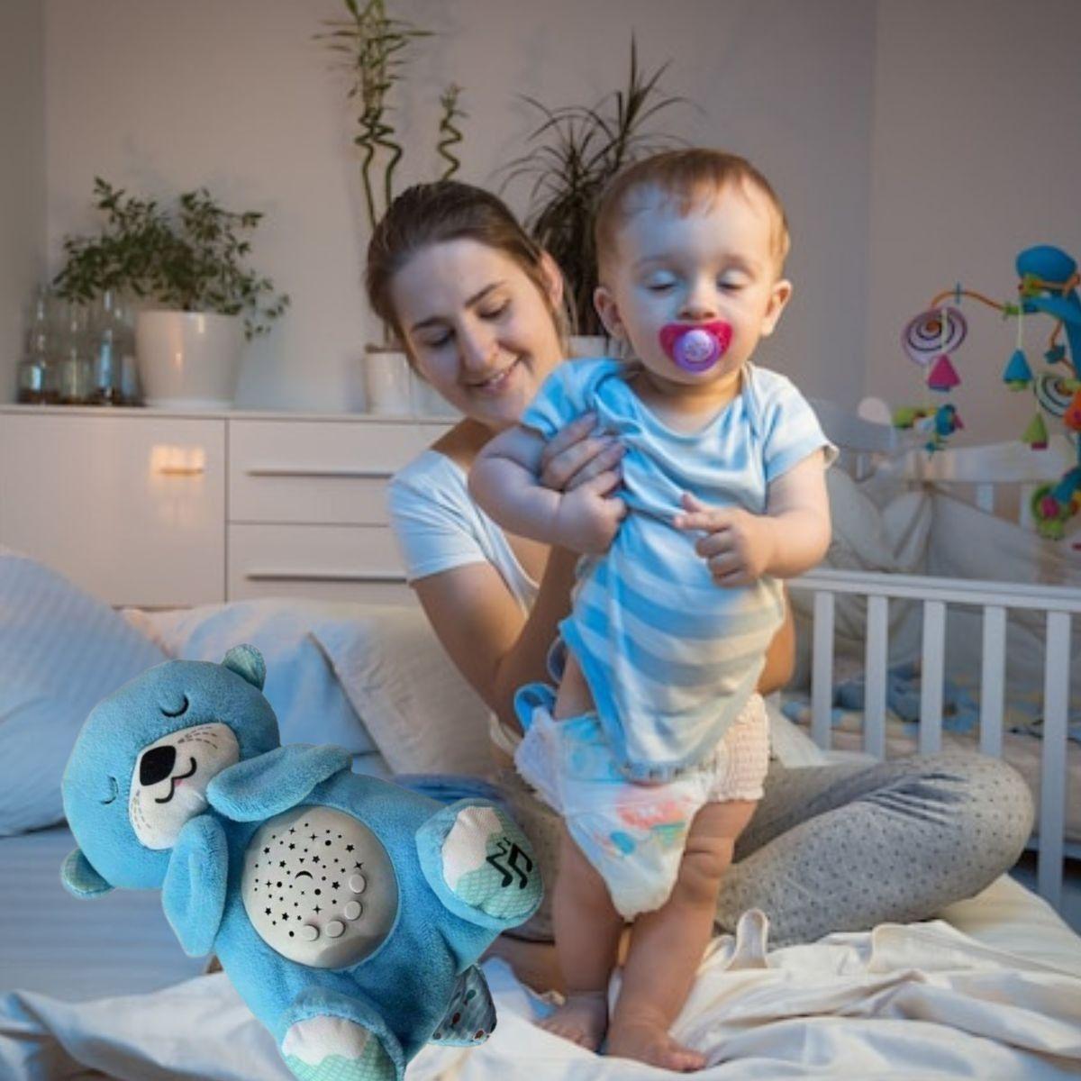 PELUCHE OSO LUMINOSO AYUDA DORMIR MUSICAL LUCES BEBE LAU-2