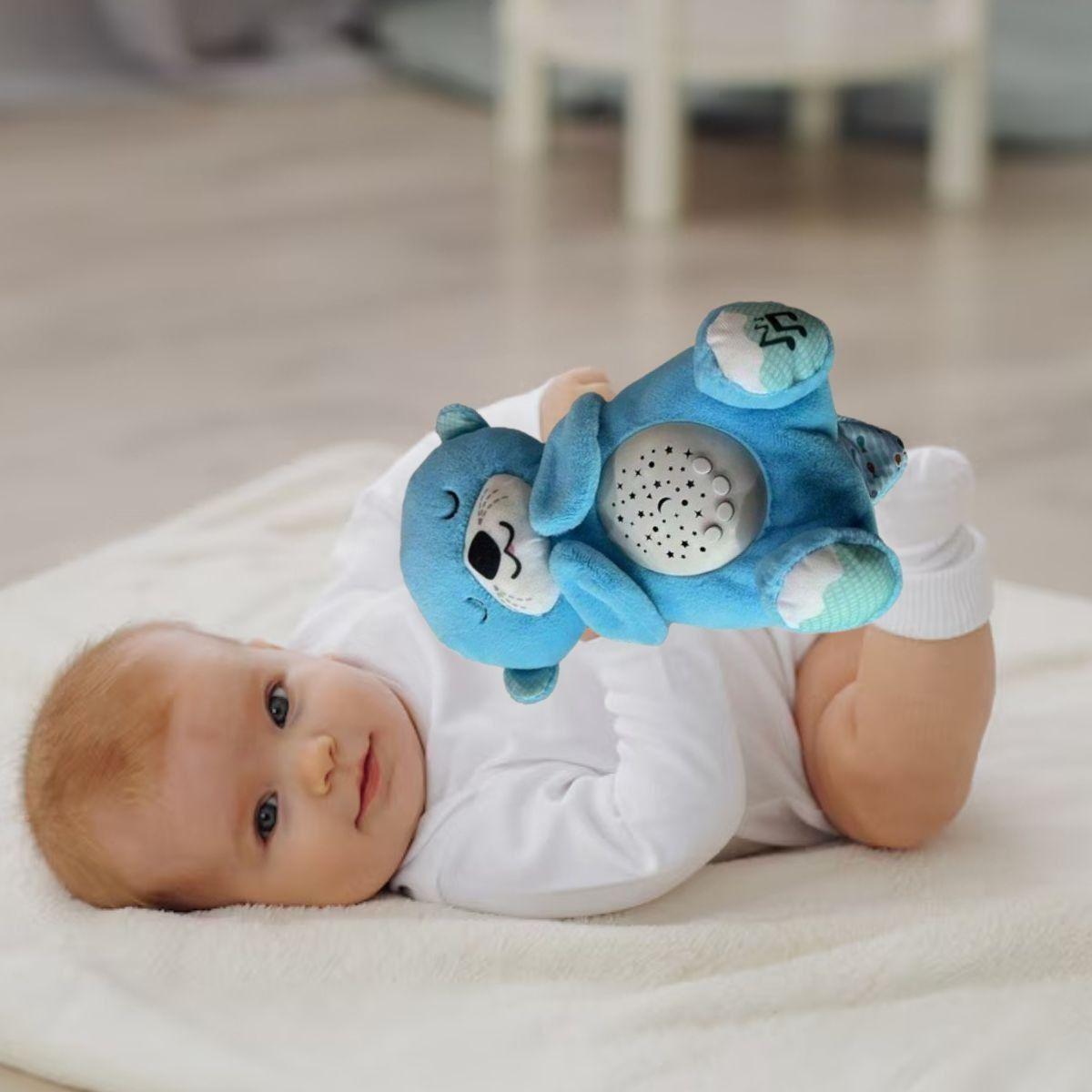 PELUCHE OSO LUMINOSO AYUDA DORMIR MUSICAL LUCES BEBE LAU-5