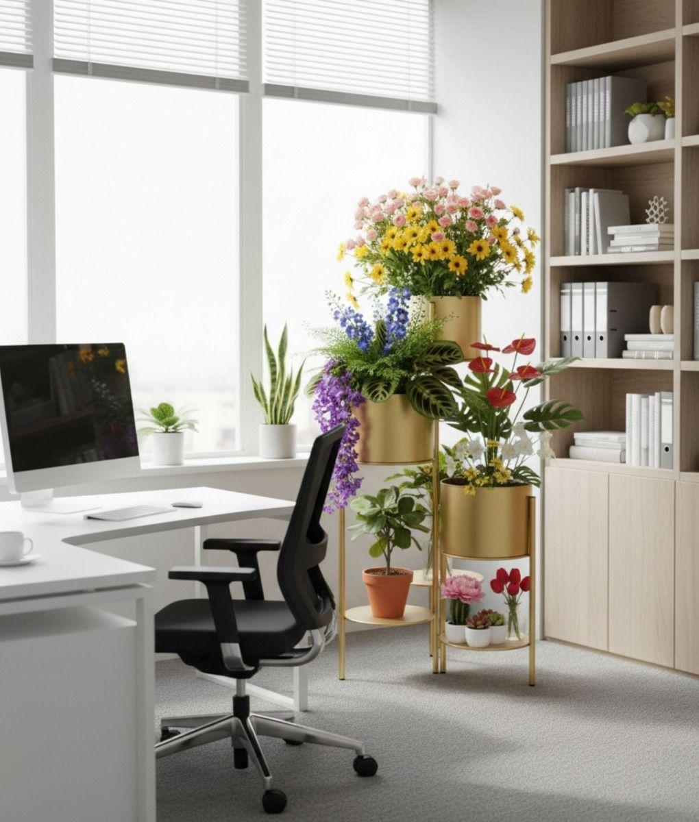 Porta Macetas Soporte Decorativo Multifuncional Hogar Jhn-7