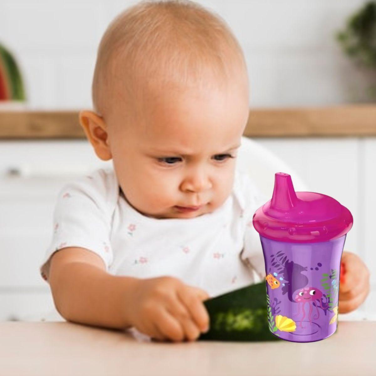 SET 4 VASOS DE ENTRENAMIENTO ANTIDERRAME NIÑOS LAU-6