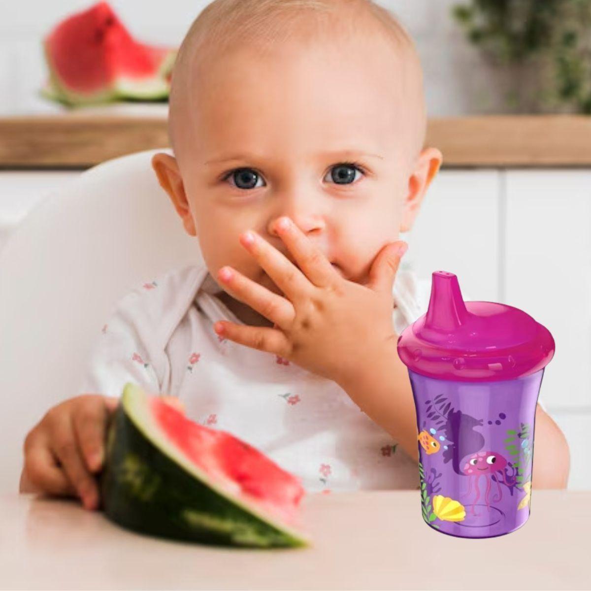 SET 4 VASOS DE ENTRENAMIENTO ANTIDERRAME NIÑOS LAU-8