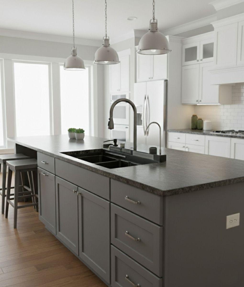 Fregadero Multifuncional Cocina Lavaplatos Elegante Jhn-6