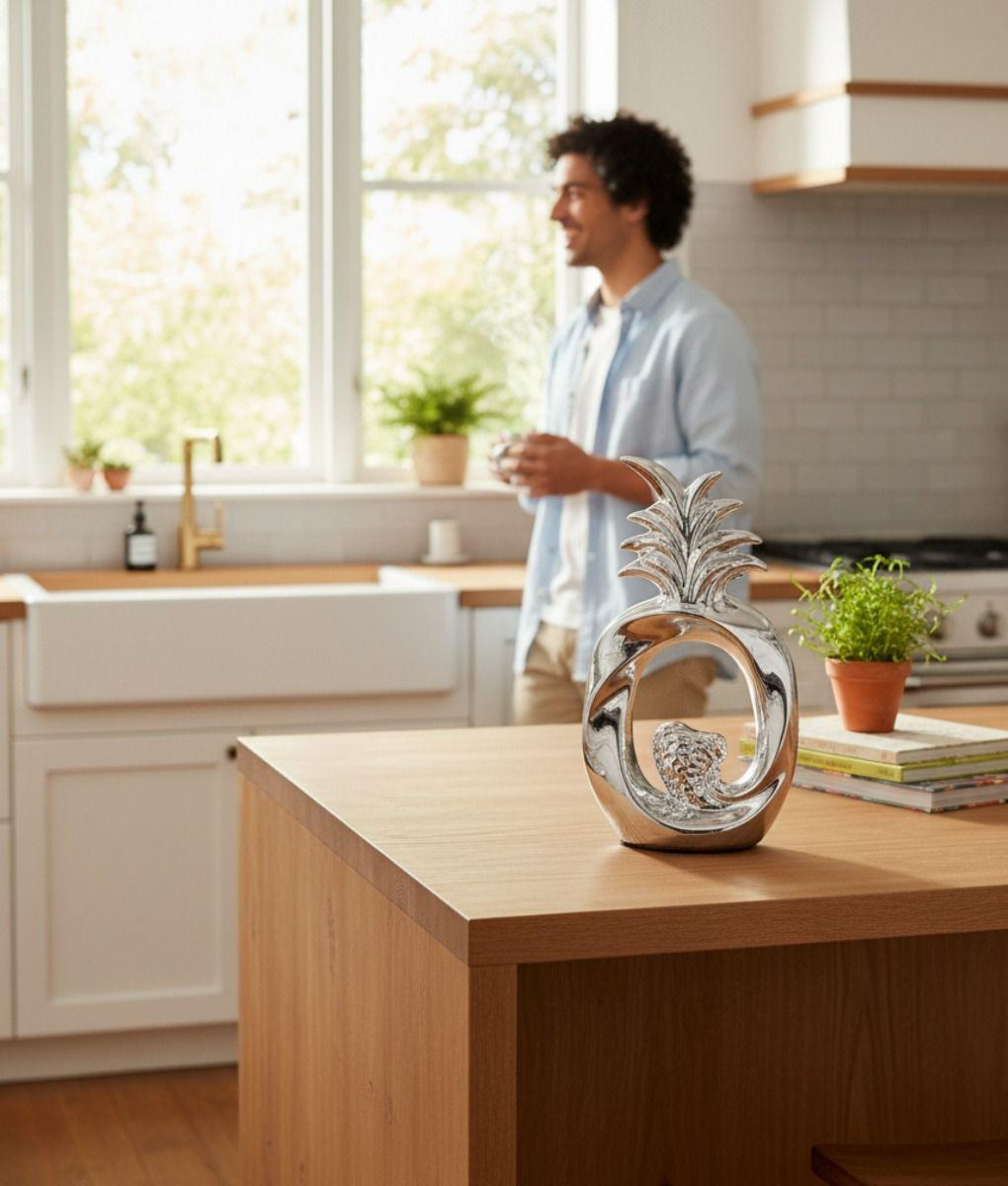 Figura Decorativa Piña Adorno Moderno Estatua Hogar Jhn-4