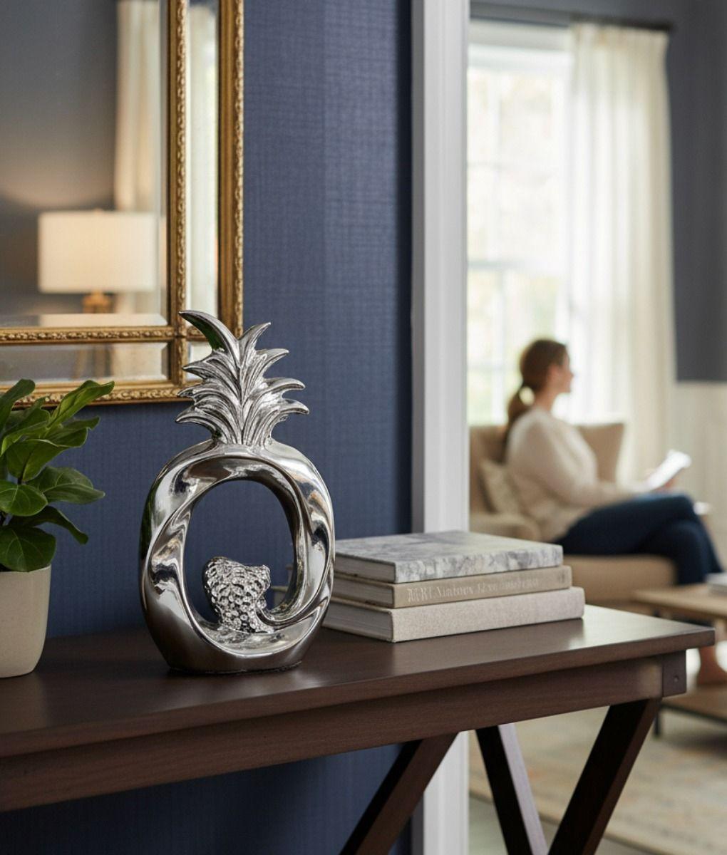 Figura Decorativa Piña Adorno Moderno Estatua Hogar Jhn-5