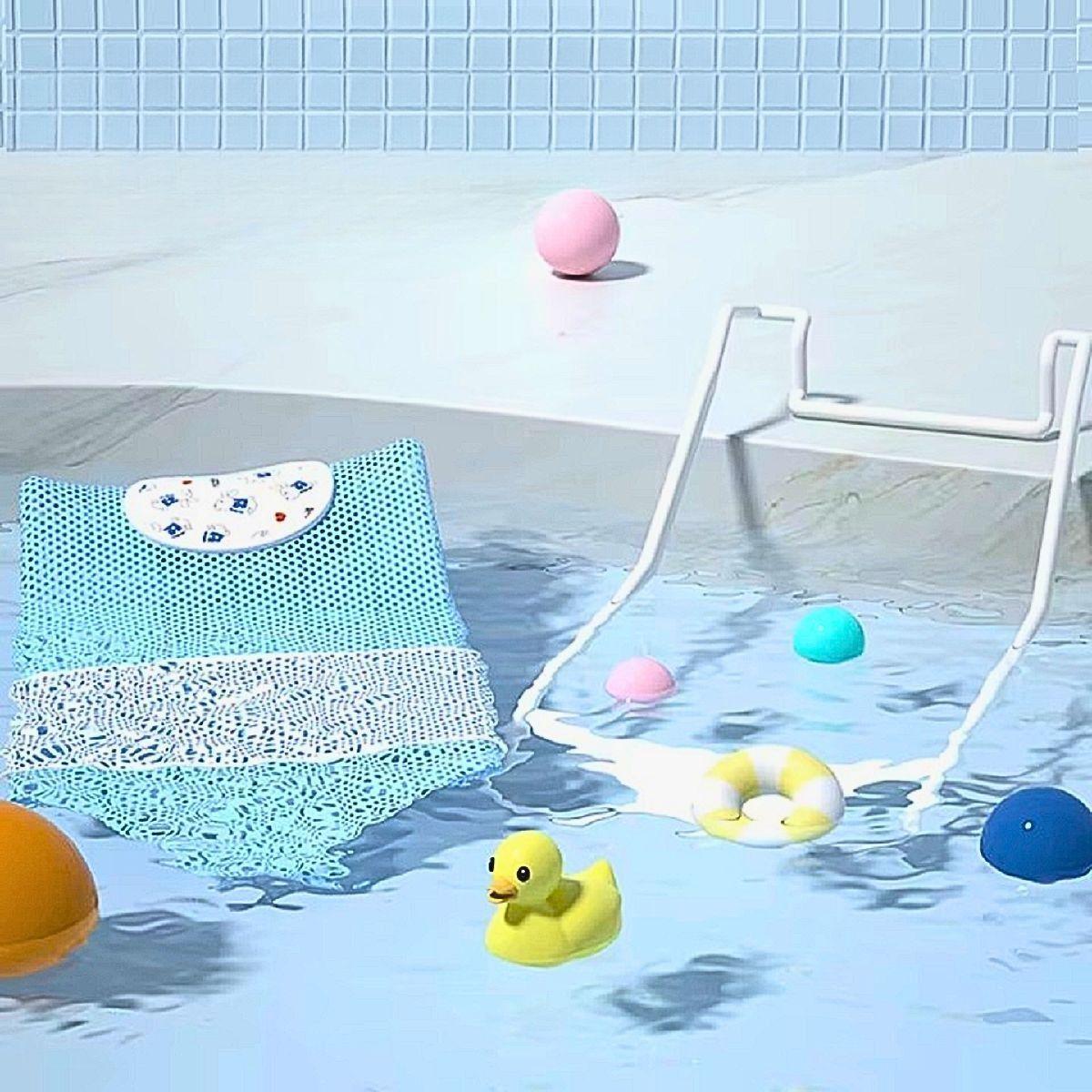 Set 2 Mallas Tina Almohadilla Antideslizante Bañera Bebe Lau-3