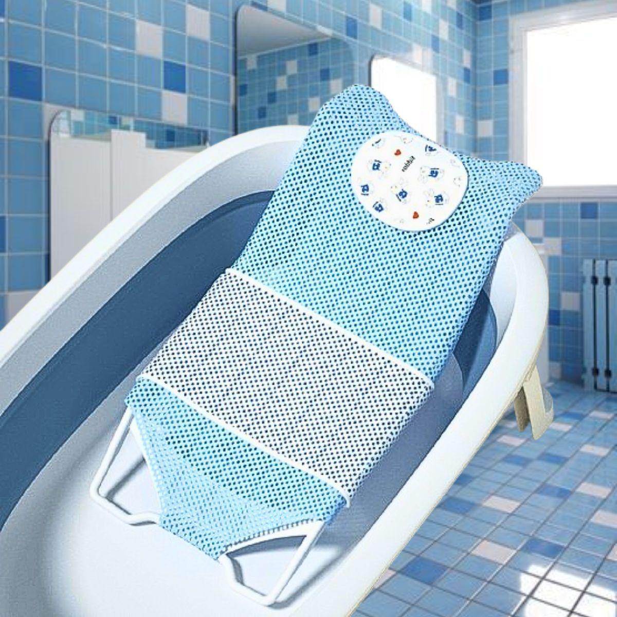 Set 2 Mallas Tina Almohadilla Antideslizante Bañera Bebe Lau-7