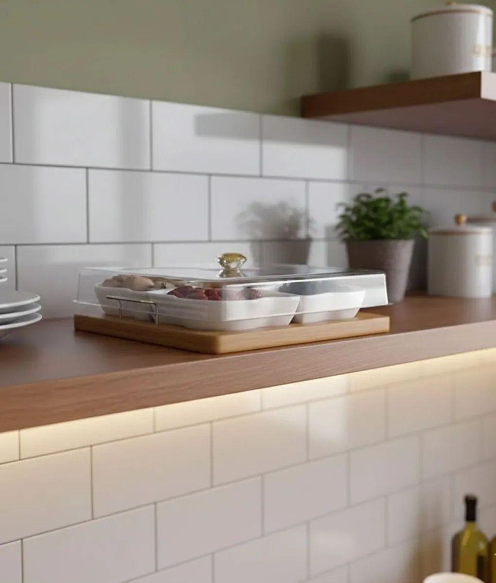 Juego Soporte Snacks Servir Salsas 5 Cuencos Base Bambú Jhn-5