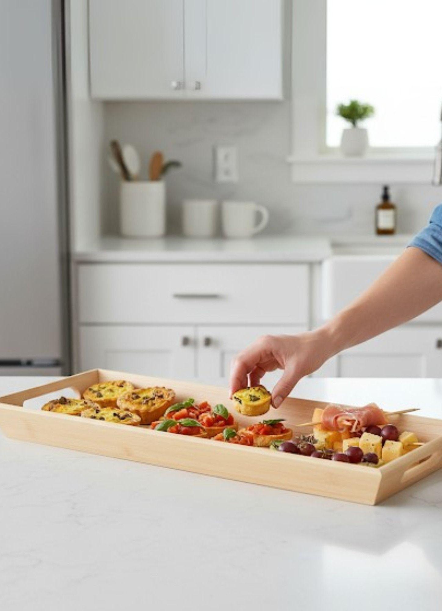 Bandeja Decorativa Multifuncional Almacenamiento Hogar Jhn-2