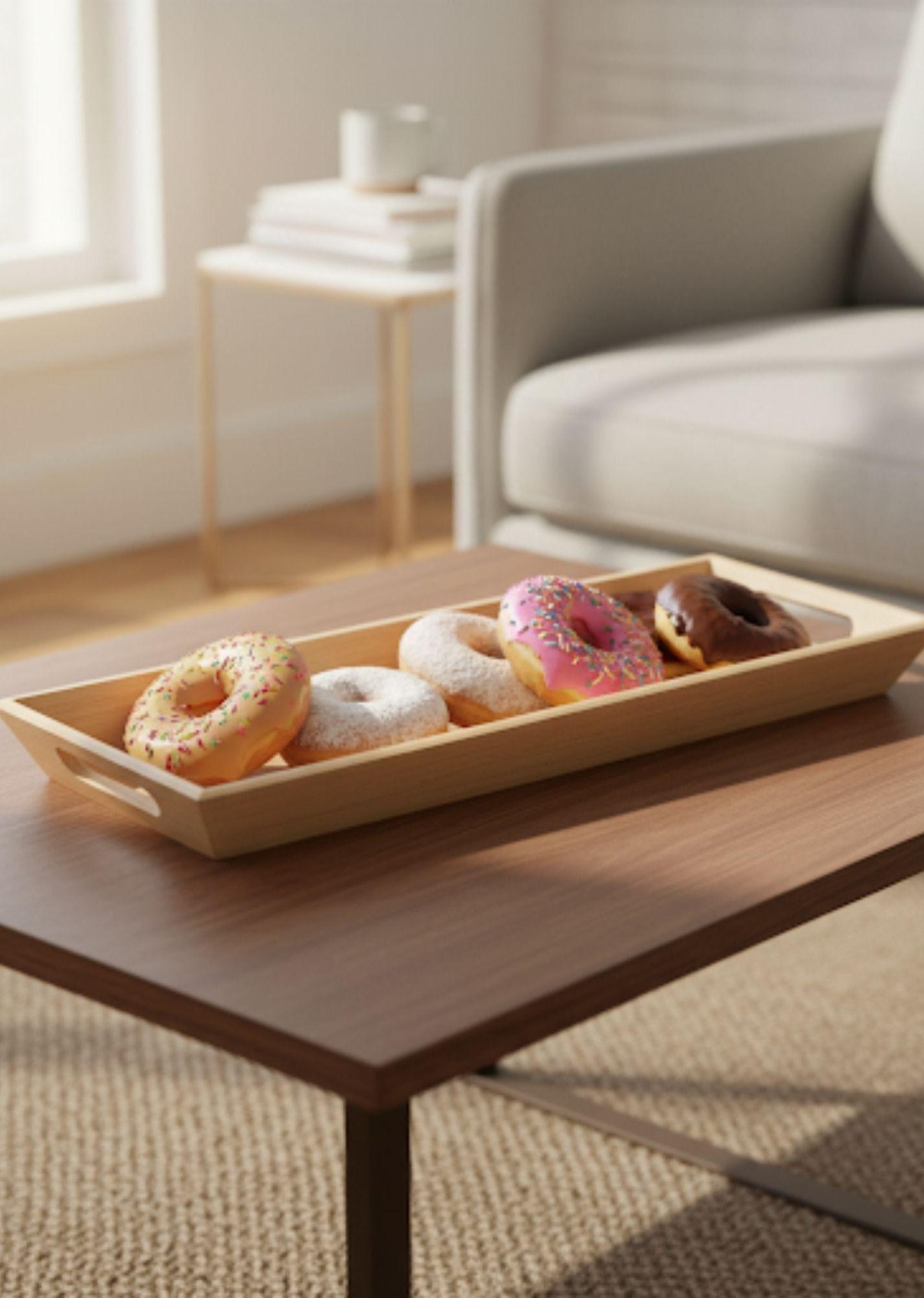 Bandeja Decorativa Multifuncional Almacenamiento Hogar Jhn-5