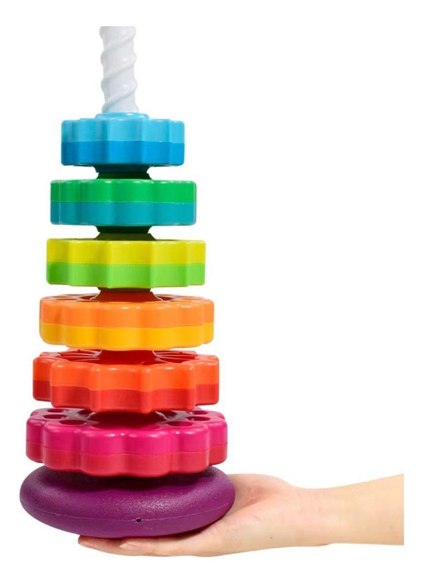 JUGUETE TORRE APILABLE EDUCATIVO SENSORIAL BEBE LAU-8