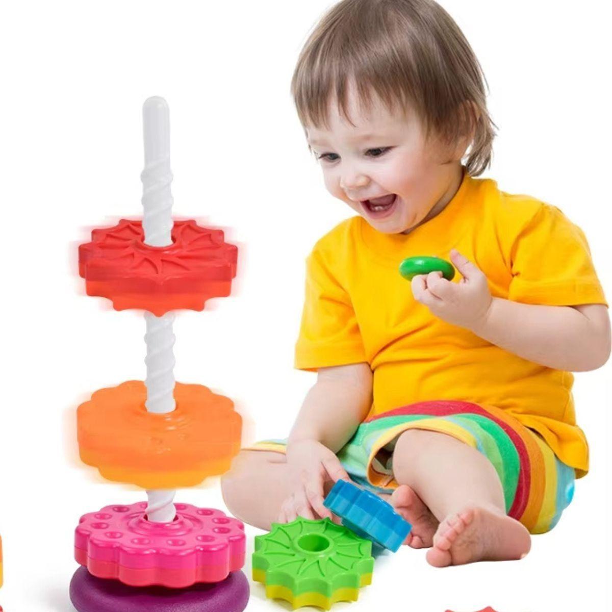 JUGUETE TORRE APILABLE EDUCATIVO SENSORIAL BEBE LAU-9