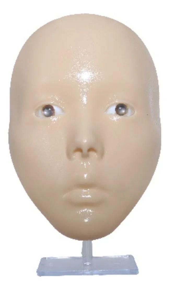 Set de Practica de Maquillaje Rostro Grande de Silicona Lau-0