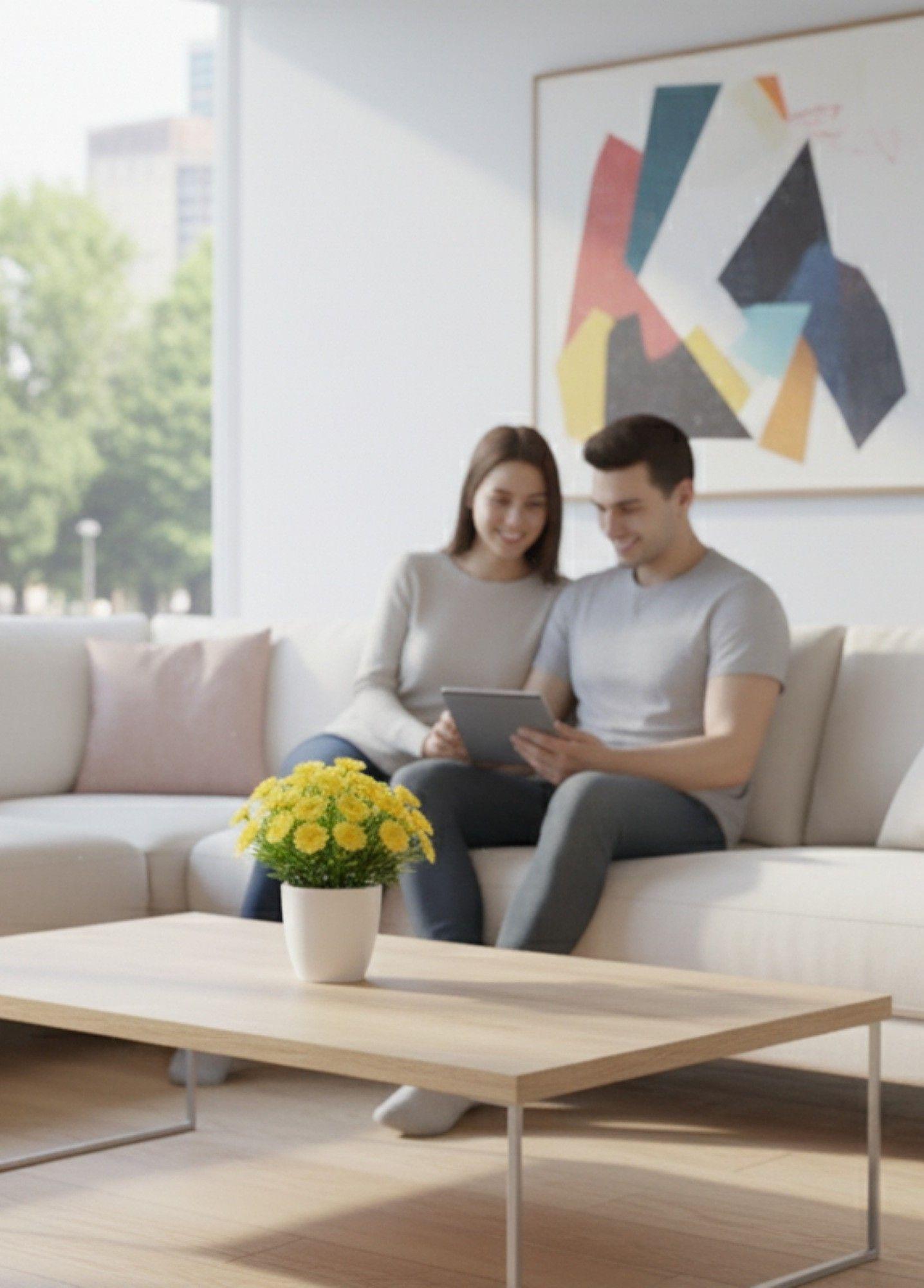 Set 2 Flores Artificiales Adorno Floral Silvestre Hogar Jhn-7