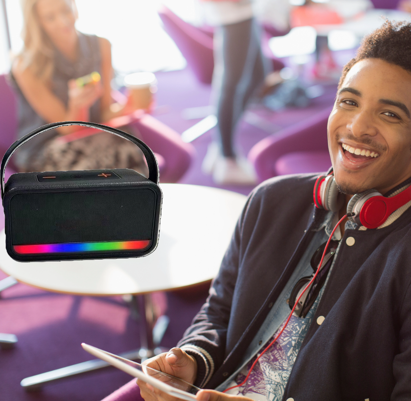 Parlante Inalambrico Arcoiris Bluetooth Lau -4