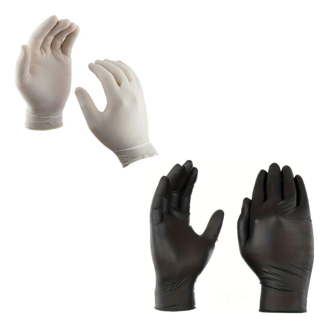 PACK GUANTES VYNIL NITRILO 100 PCS TALLA XL DESCARTABLE LAU-4