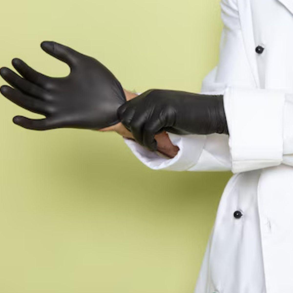 PACK GUANTES VYNIL NITRILO 100 PCS TALLA XL DESCARTABLE LAU-5