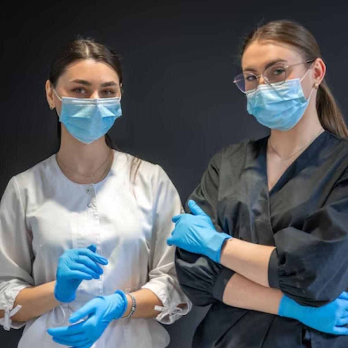 PACK GUANTES VYNIL NITRILO 100 PCS TALLA XL DESCARTABLE LAU-8