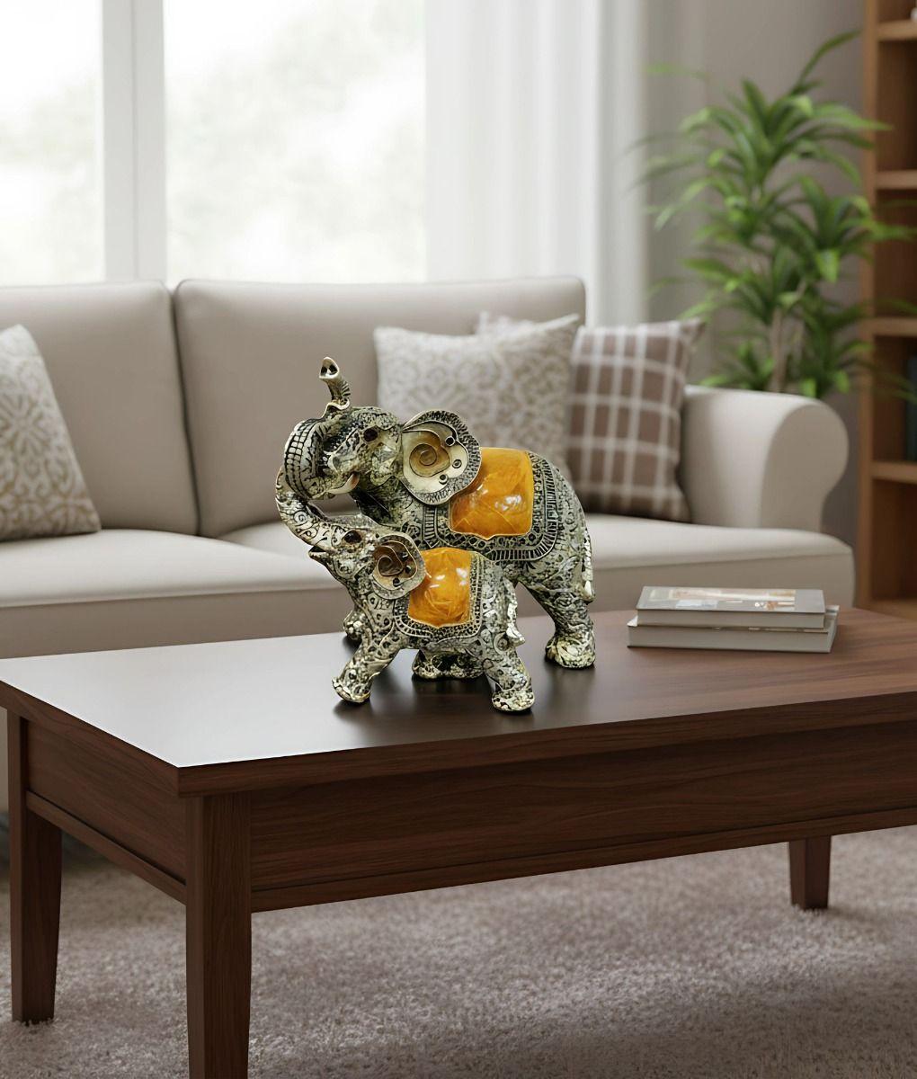 Figura Decorativa Elefante Vintage Adorno Estatua Jhn-5