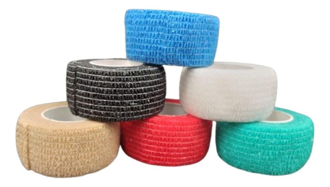 PACK 10 VENDAS ELASTICAS COBAN DEDOS 2,5CMX4,5M LESION LAU-5
