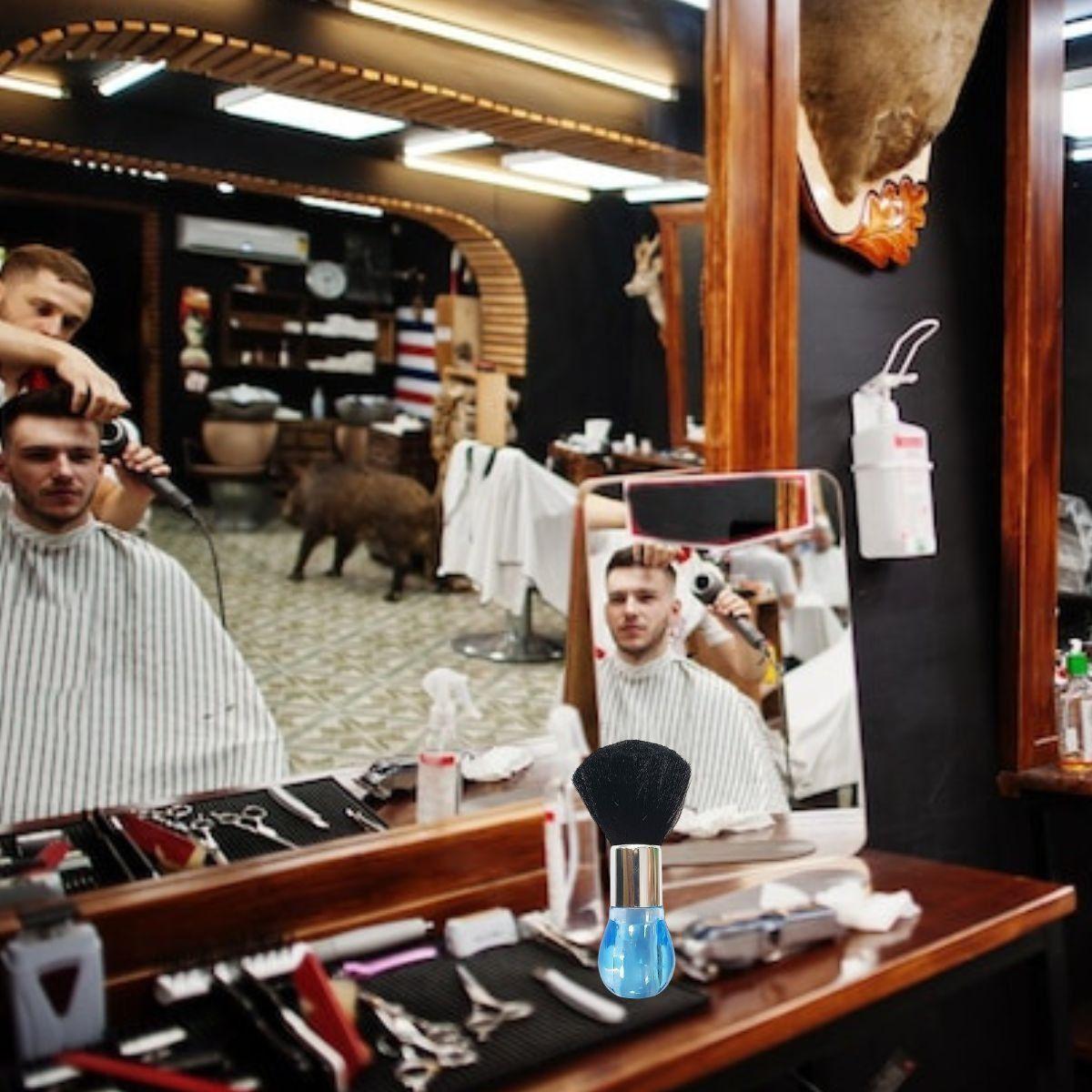 SET 5 BROCHAS DE BARBERIA CLASICA FUNCIONAL CABELLO LAU-6