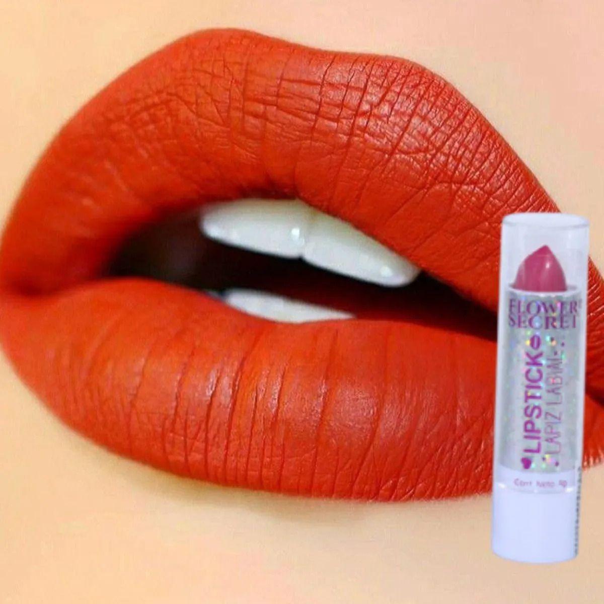 Set 5 Labiales Mate Colores Fantasía Larga Duración ALJ-8