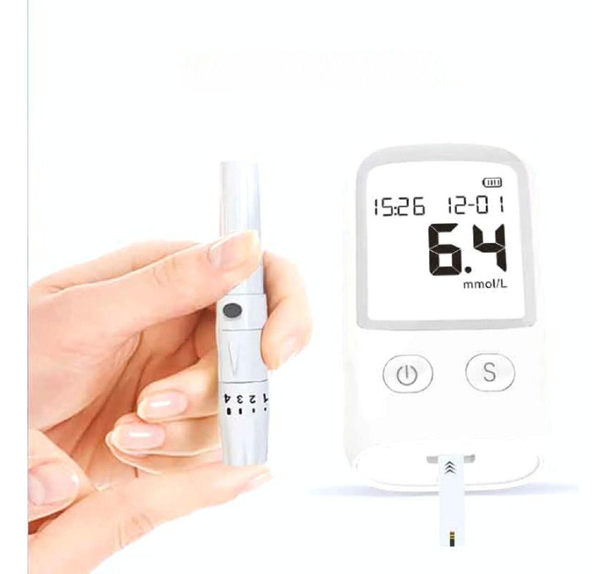 Glucómetro Monitor Portátil Tiras Lancetas Precisa Lau-1