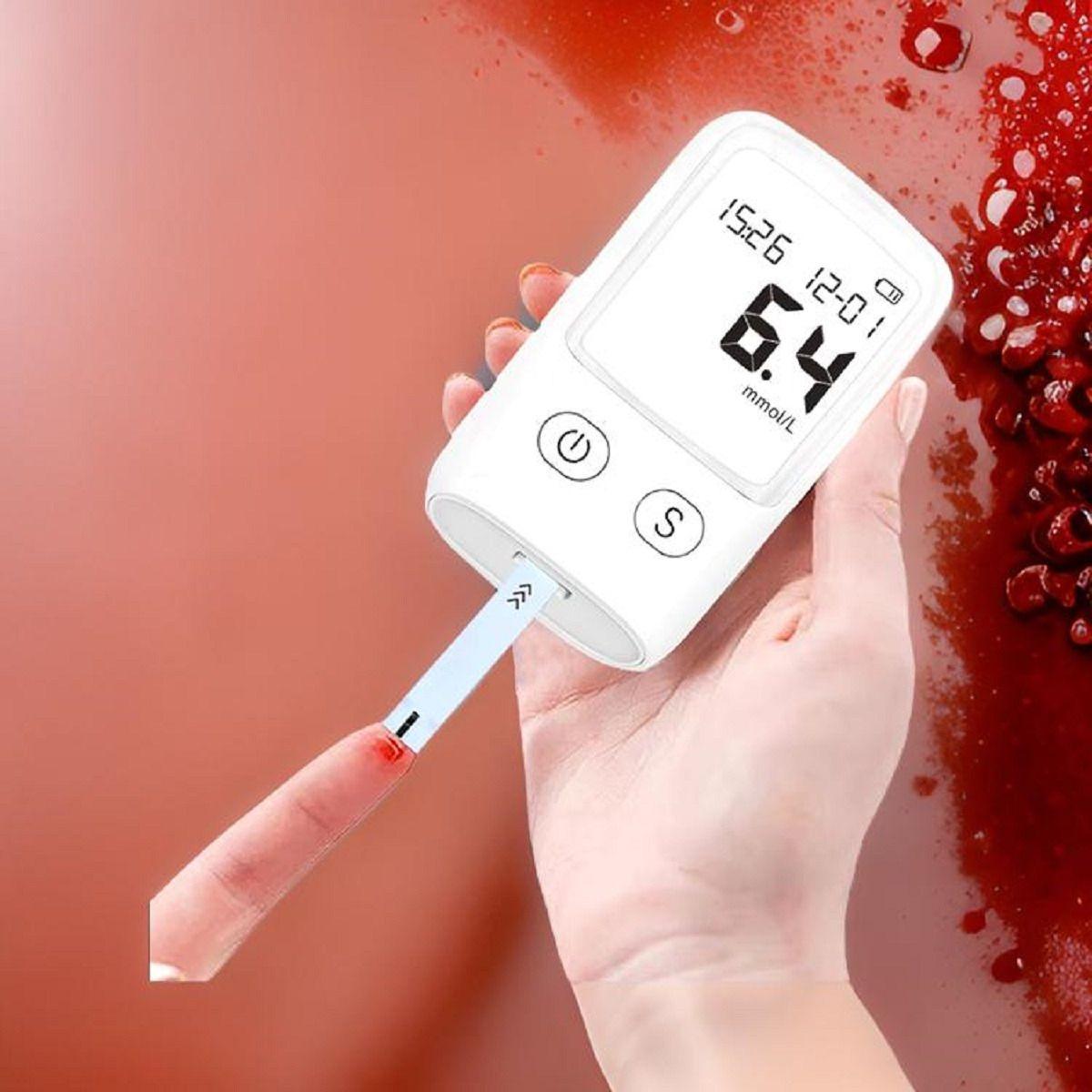 Glucómetro Monitor Portátil Tiras Lancetas Precisa Lau-4